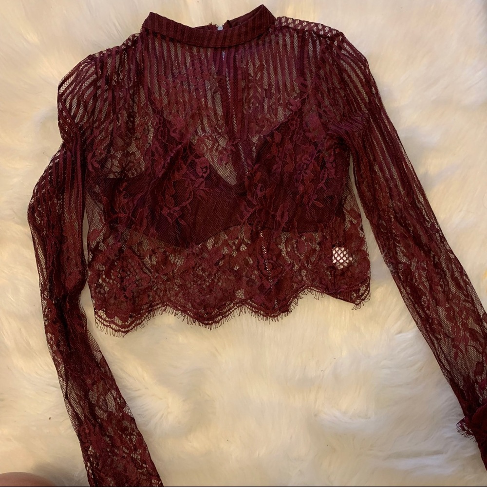 Mesh Crop Top